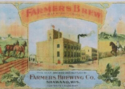 farmers brewery label