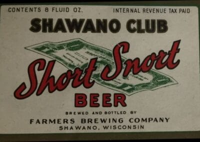 shawano short snot beer