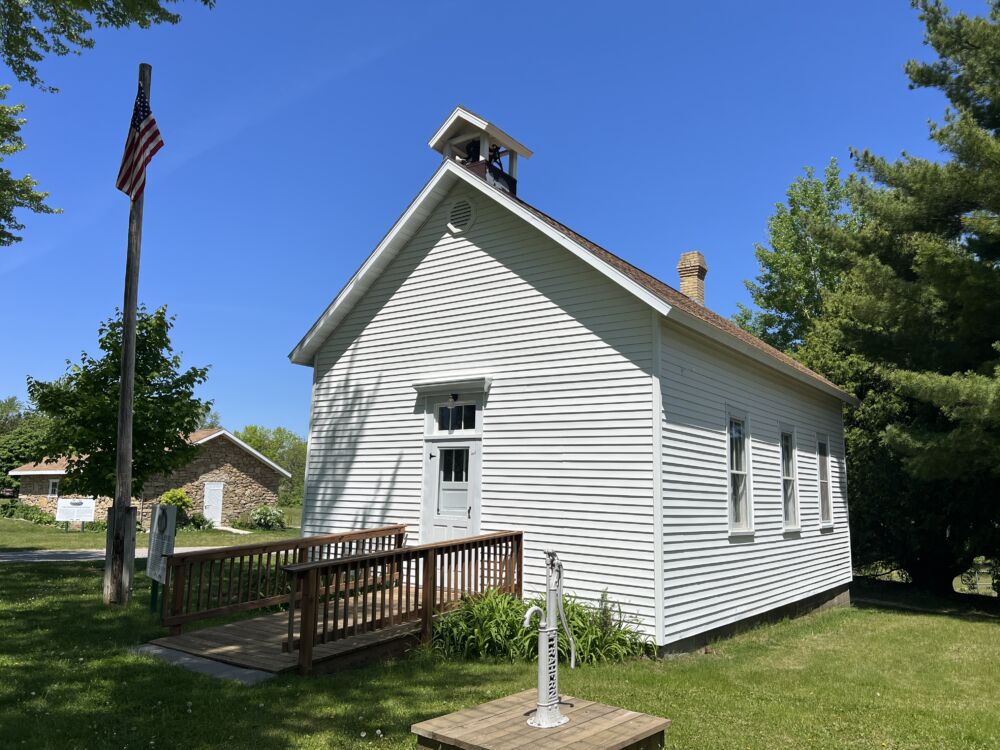 one-room school house