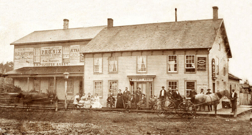 1871 vs 2023 – SW Corner of Main & Green Bay Streets in Shawano