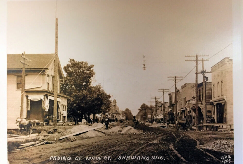 Paving Main Street in Shawano