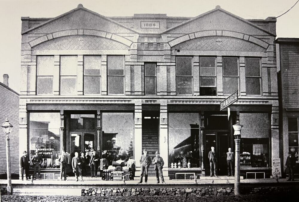 The Andrews & Klosterman Dry Goods and Naber Drug Stores