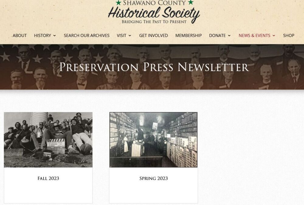 Website Addition – the Preservation Press Newsletter