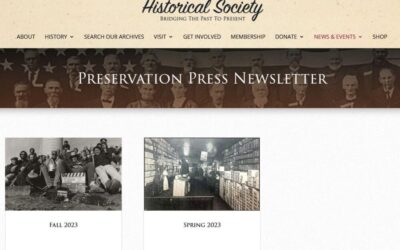 Website Addition – the Preservation Press Newsletter