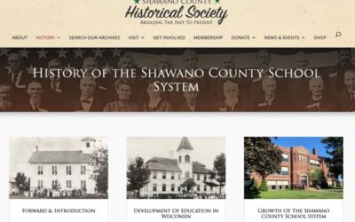 Website Addition – History of the Shawano County School System