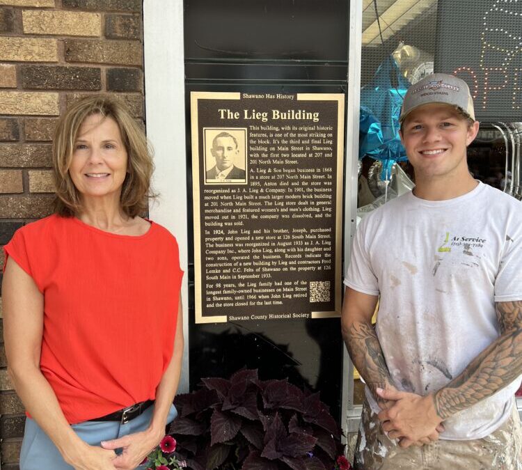 The Lieg Building Plaque