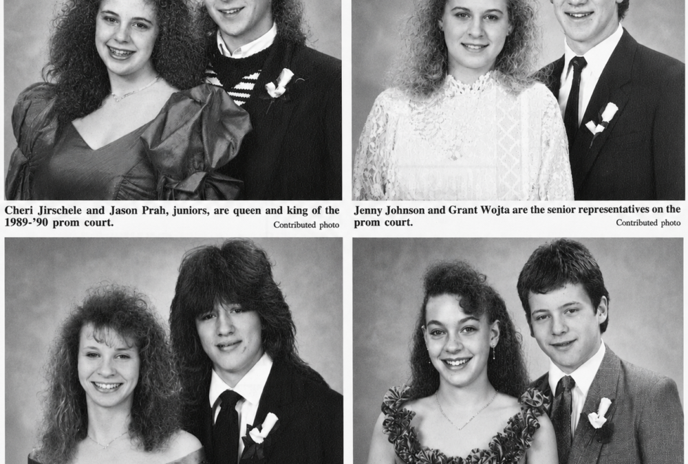 1989-90 Shawano High School Prom Court