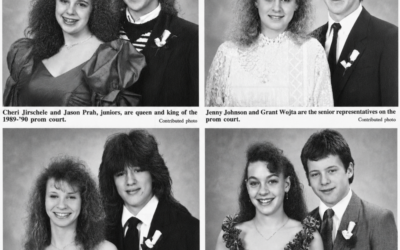 1989-90 Shawano High School Prom Court